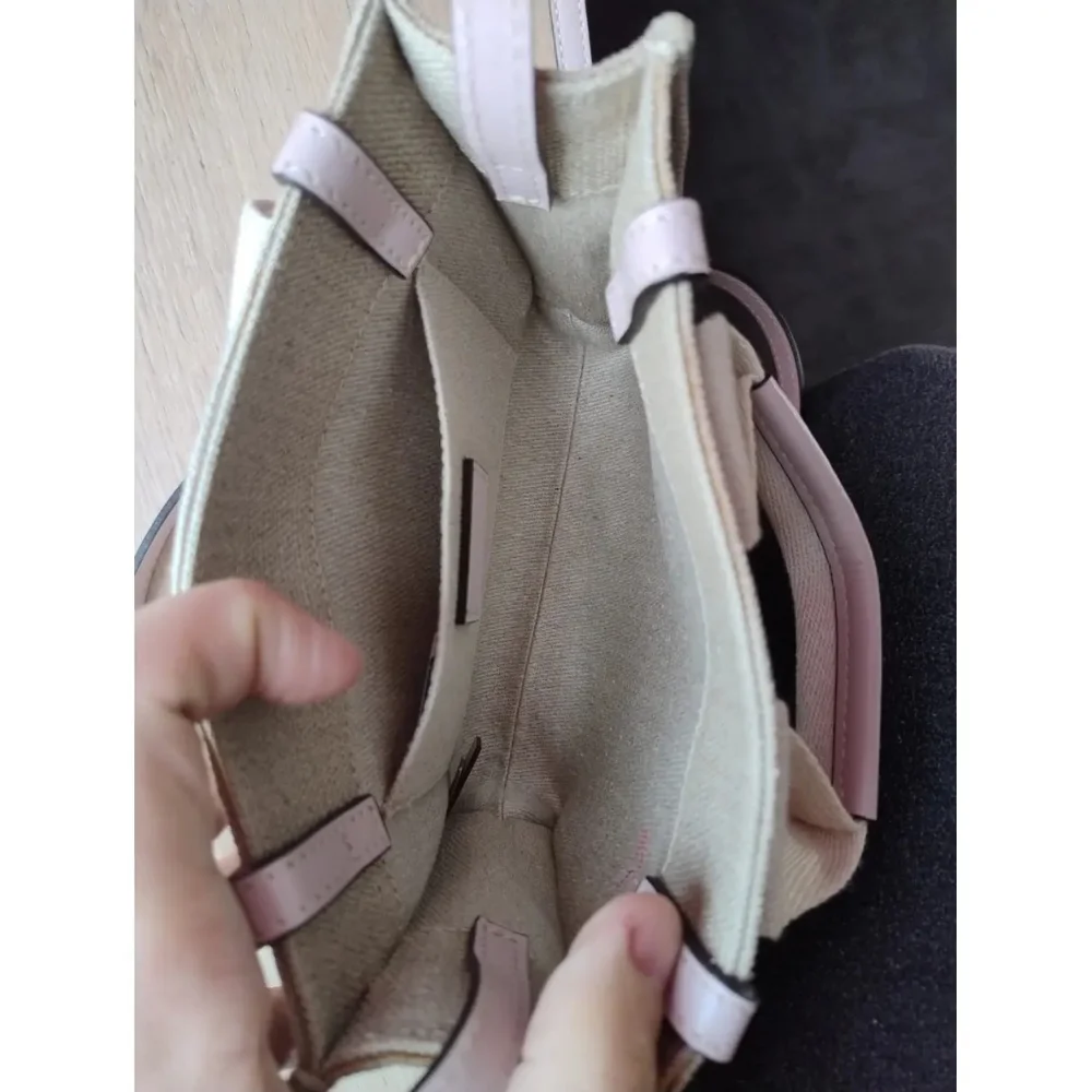 Chloé Mini Woody Logo Strap Canvas Tote - Picture 3 of 7